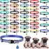 42 Pcs Puppy Collars for Litter, Adjustable ID Collars with Bell for Newborn Dogs and Cats, Reflective