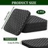 Muimurex 4PCS 10MM 4" 4" Anti-Slip Treadmill Mat Pads, Thick High Density Anti Vibration Walking Pad Mats, x Shock
