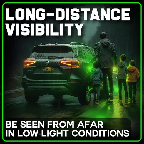 PartySticks Green Glow Sticks Emergency Chem Lights (6", 25 Pack) Military Grade Tactical Light Sticks for Survival