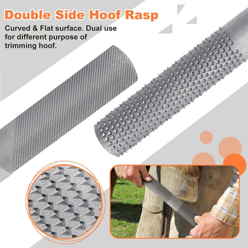 8 inch (8 Trimmers Trimming Farrier Tools Kit Piece) Horse Goat Hoof Carbon Steel Nippers Shears Nail Clipper, Mini