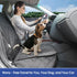 900D (2-Pack) ALLANSING Front Seat Cover for Dogs with Side Flaps, Heavy Duty Waterproof Car Seat Cover, Protects from