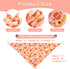 Agroon 3PCS, 6 Thanksgiving Dog Bandanas XLarge Pattern Fall Scarf for Boy and Girl, Pumpkin Leaves Rugby Triangle
