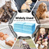 Blue Disposable Under Pads for Dogs Potty Training, Super Absorbent 4-Layer Design, 24"x24" Soft Bed Covers (5 Count)