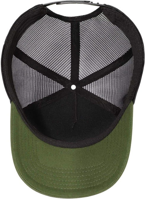 Oversize XXL American Flag Trucker Hat, Large Breathable Mesh Snapback Baseball Cap for Men