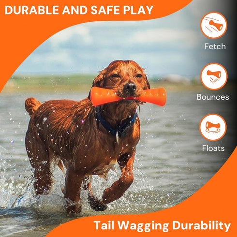 BIONIC Urban Stick Dog Toy - Small Interactive Chew Toy for Tough Chewers, for Dogs up to 20 lbs (9 kg)