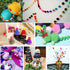 VOVIGGOL 30Pcs 1.3 Inch Cat Toy Balls Soft Kitten Pompom Toys Indoor Cats Interactive Playing Quiet Ball Cats Favorite