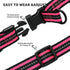 Mile High Life Night Reflective Double Adjustable Band Nylon Small Puppy Pet Dog Combo Collar Leash Set