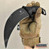 Tactical Knife, Hunting Knife, Survival Karambit Fixed Blade Knife, Razor Sharp Edge Camping Gear, 82422 (Black)