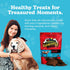 Wild Meadow Farms Classic Beef Bites - Soft Jerky Treats for Dogs - Grain-Free & All-Natural - 3.5 Ounce Pouch