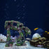 Aquarium Ornament, Resin Robot Dog Decoration for Betta Fish Tank, Accessories for Betta Shrimp Turtle