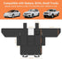 Wexyldra Dog Car Seat Cover for Back Seat- Heavy Duty Waterproof- Hard Bottom Backseat Extender Fits Sedan SUV & Small