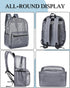 Paxiland Mesh Backpack, Lightweight See Through Backpack for Commuting, Swimming, Travel, Beach Outdoor Sports - Grey