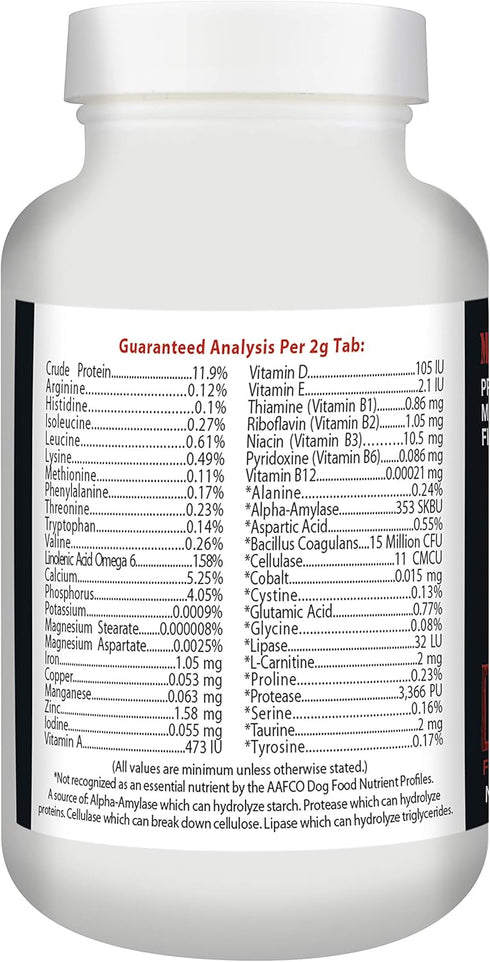 Ultimate Bully Canine Supplement, Maximum Performance, 60 Tablets, Made in The USA