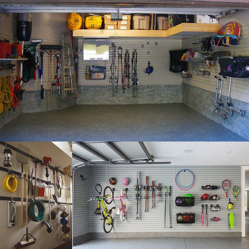 Kayak Storage Utility Rack, Heavy Duty Garage Hangers, Wall Mount Hooks for Canoe, Paddle Board, Surfboard