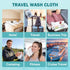 Treeroot 42 Pcs Disposable Compressed Towels, Disposable Washcloths for Adults, Disposable Towels for Travel, Thicker