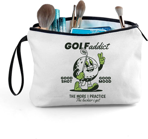Golf Accessories for Women, Small Golf Bag, Funny Gifts, Makeup Bag for Purse, Golf Party Favors