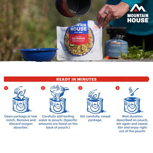 2 30-Year 2-Pack Mountain House Chili Mac with Beef | Freeze-Dried Food for Camping, Servings, Shelf-Life