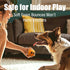 Indestructible Dog Ball, Blue Tough Toy for Aggressive Chewers, Great for Indoor and Outdoor Fetch Play