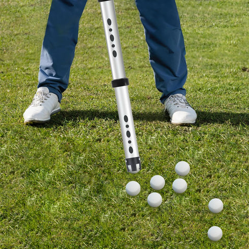 40 Inch 24 TRINKA Golf Ball Retriever with Storage Bag, Detachable Golf Ball Picker Upper Tube, Aluminum Alloy Golf