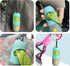 2 Pack Dog Poop Bag Dispenser with LED Flashlight, Pet Waste Bag Holder for Leash, 2 Rolls Leak-proof Doggy Waste Bags