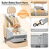 35 lbs Dog Car Seat for Small Dogs Patented Safety Buckle, Booster Seat with Safety Leash, Travel Car Seats for Dogs Up