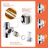 Dog Shower Attachment Set for Bathing, Hand Held Shower Head, Water Hose, and Shower Arm Diverter for Dog Washing