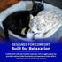 Pack Pet Fit For Life Stuffed Animal for Cats - Calming Sleep Aid with USB Rechargeable Heart Beat & Heat for Anxiety
