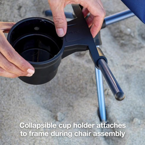 Backpacking Helinox Cup Holder Accessory for Beach, Camping, and Chairs