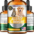 Allergy Immune Anti Itch & Hot Spots, Natural Pet Supplement for Cat & Dog Allergy Relief, 2 Fl Oz