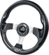 Huskey 12.5 Inch Racing Style Golf Cart Steering Wheel, Carbon Fiber, Compatible with Club Car/EZGO/Yamaha, Classic SS