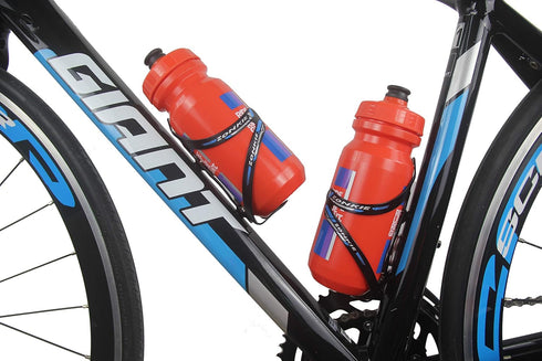 Road and Mountain Bicycle Water Bottle Cage, Lightweight and Strong Bottle Holder, Easy to Install