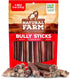 Natural Farm Odor-Free Bully Sticks (6 Inch, 6 Ounces), Packaged by Weight,