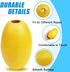 SILANON Marine Rope Floats, 4/6pcs Crab Trap Buoy Fishing Marker Buoys, Oval Water Floats for Boats Pool