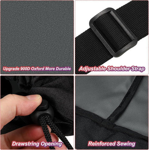 48 Inch 900D PATIKIL Camp Chair Replacement Bag, Foldable Camping Chair Bag Oxford Large Mouth Carry Bag