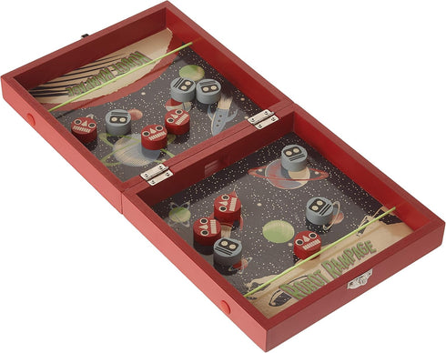 Mini Tabletop Pinball Game - Professor Puzzle Robot Rampage