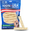 Pet Factory 100% Made in USA Beefhide 5" Chip Rolls Dog Chew Treats, Natural Flavor, 18 Count