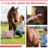 15 Sets Abbylike Pieces Horse Grooming Kit with Organizer Tote Bag Tack Room Supplies Horse Brush Care Equine Cleaning