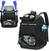Swim Backpack with Separate Shoe Space, Swim Gear Bag for Swimming Pool and Beach, Black Sports Backpack