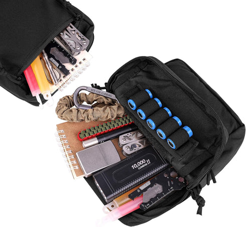 Tactical GP Pouch, Molle General Purpose Storage Bag for Duty Belt and Vest