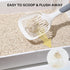 FUKUMARU Natural Unscented Tofu Cat Litter, Dust Free, Flushable, Quick Clumping, 18 LBS (3 Packs)