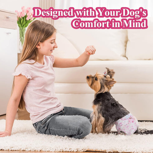 Dono Disposable Dog Diapers Female, Super Absorbent Doggie Diaper, Rapid-Dry Gel Technology Puppy Diapers, Leak-Proof