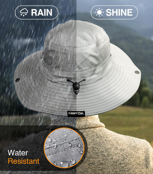 GearTOP Fishing Hat, UPF 50+ Wide Brim Sun Hat for Women Men with UV Protection