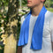 SHAKEitCOOL Extended Size Cooling Towel - Lightweight Sun Protection for Biking, Hiking, Yoga