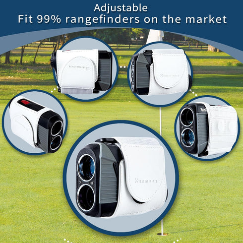 Golf Rangefinder Magnetic Strap - Adjustable Holder Wrap Mount for Golf Cart with Strong Magnet