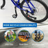 Flexzion Adjustable Aluminum Kickstand for Mountain Bike, Fits 22-26 Inch Tires, Black Rear Mount Side Stand