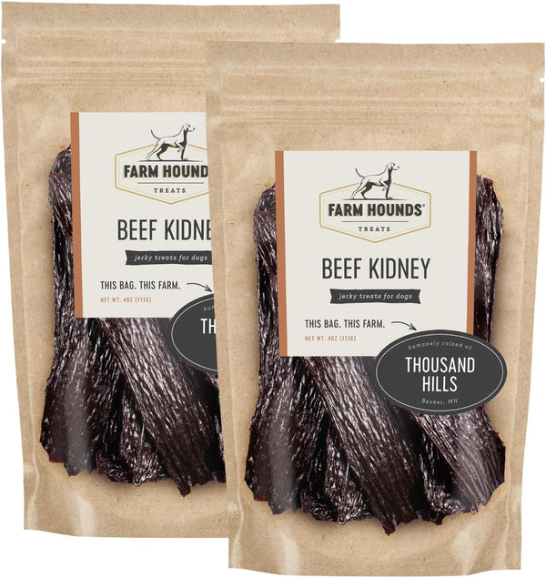 Farm Hounds - Beef Kidney - Premium Natural Beef Kidney Jerky For