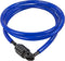 Weatherproof Straight Security Cable Lock (20ft) with Resettable Combination for Kayak, Bike, Equipment