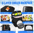 WOTOW Backpack Cooler 45 Cans, Tactical Insulated Soft Cooler Bag for Men Women, Leakproof Backpack