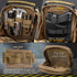 WYNEX Tactical Molle Admin Pouch, Large Capacity Utility EDC Pouch Organizer with Medical EMT Attachment