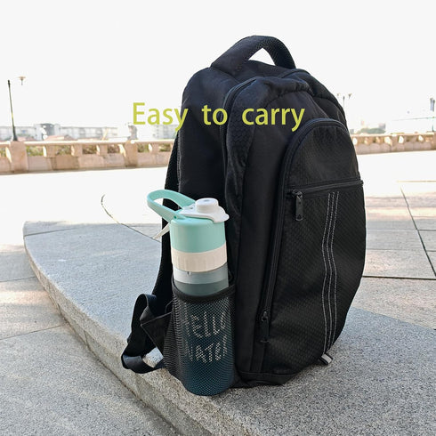 Tmeng 2 1 22 OZ Misting Water Bottle, in Large Capacity,Wide Mouth Leak Proof,Workout Water Bottle,Used